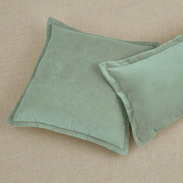 Velvet Pillow Cover Seafoam Set of 4 Park Designs - The Fox Decor
